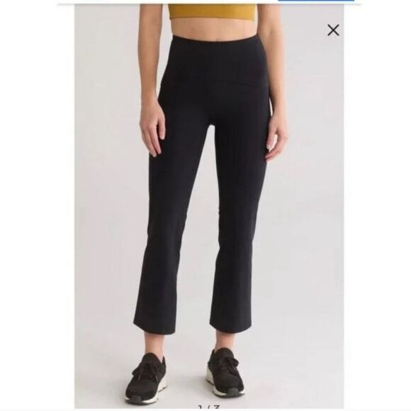 SPANX Booty Boost Ankle Flare Legging Very Black, Size L TALL NWT - Picture 1 of 8